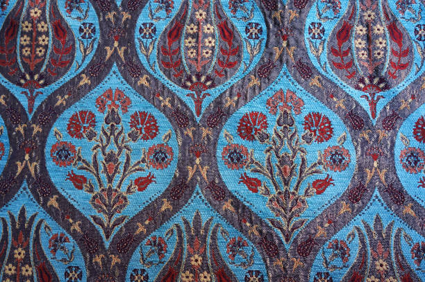 istock Traditional Turkish carpet. Floral pattern 1138119001