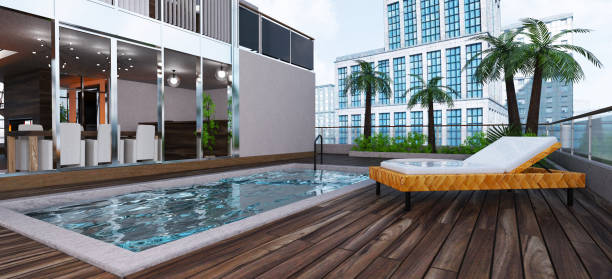 istock Luxury Outside Modern Penthouse 1138124070