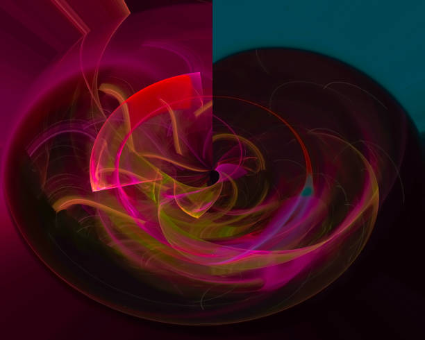 istock abstract digital fractal, fantasy design render, 1138124778