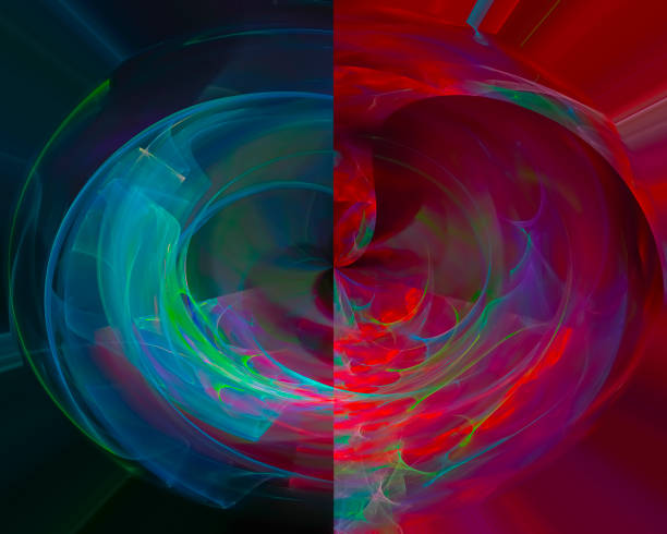 istock abstract digital fractal, fantasy design render, 1138125325