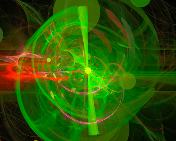 istock abstract digital fractal, fantasy design render, 1138125327