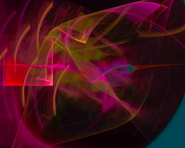 istock abstract digital fractal, fantasy design render, 1138125329