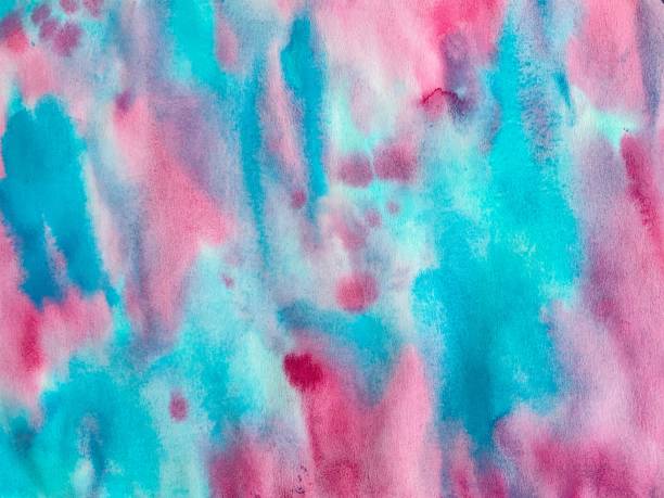 istock Hand drawn watercolor bright abstract background 1138129811