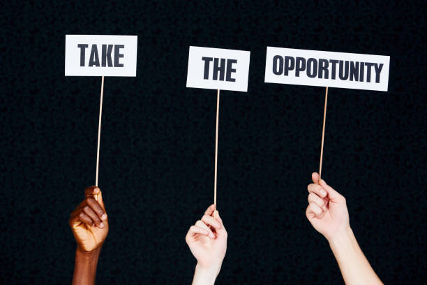 istock Three mixed hands hold 