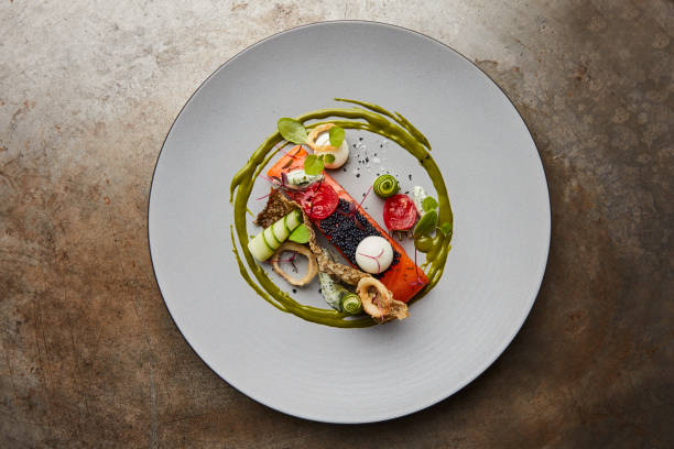 istock Smoked salmon gourmet dish 1138134421