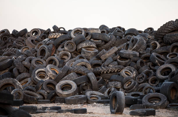 istock Old tyres polluting the nature 1138134527