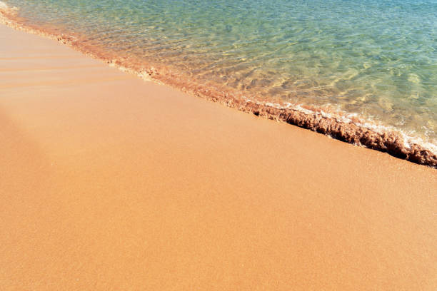istock Soft sea wave on the sand beach - Summer background 1138138211