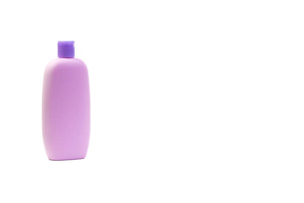 istock Baby oil or shampoo bottle isolated on white background. 1138138966