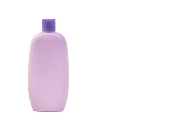 istock Baby oil or shampoo bottle isolated on white background. 1138138981