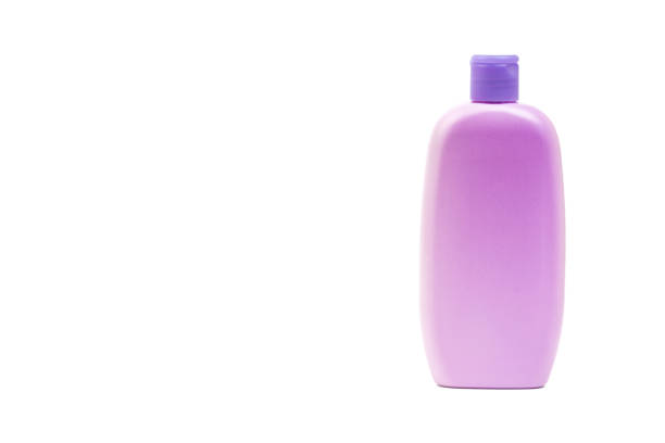 istock Baby oil or shampoo bottle isolated on white background. 1138138982
