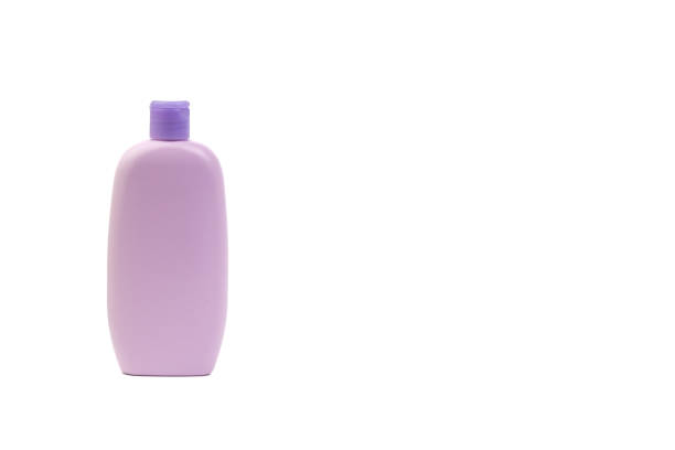istock Baby oil or shampoo bottle isolated on white background. 1138138985