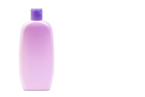 istock Baby oil or shampoo bottle isolated on white background. 1138139002