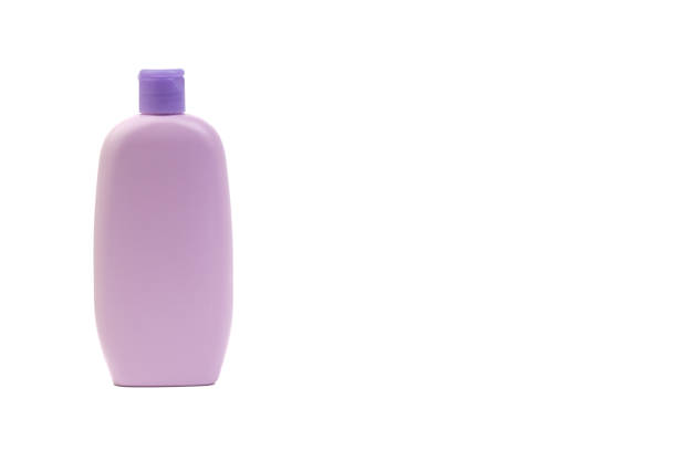 istock Baby oil or shampoo bottle isolated on white background. 1138139012