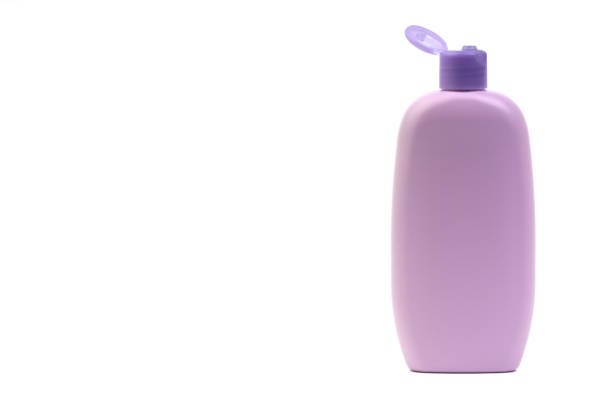 istock Baby oil or shampoo bottle isolated on white background. 1138139058