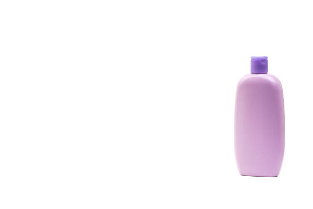 istock Baby oil or shampoo bottle isolated on white background. 1138139146