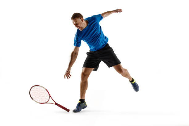 istock Tennis player crouching down looking defeated and sad 1138140916
