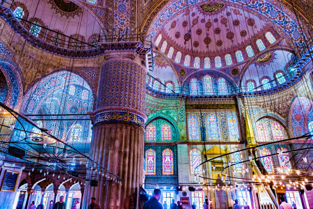 istock Interior of the Blue Mosque, Istanbul. Turkey 1138142757
