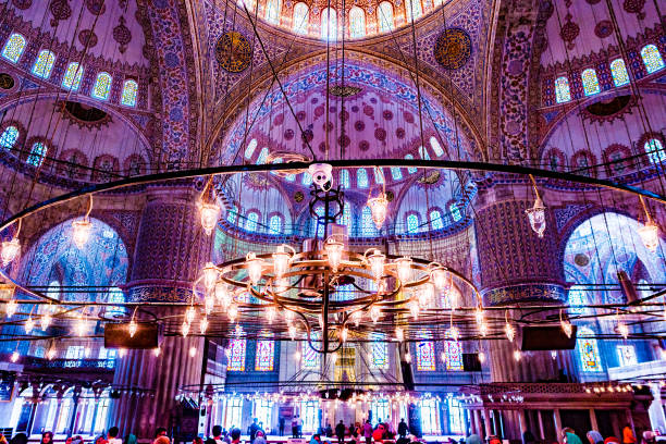istock Interior of the Blue Mosque, Istanbul. Turkey 1138142759