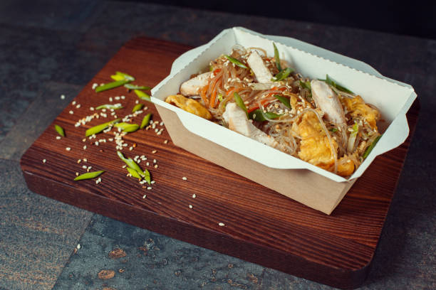 istock Wok noodles with seafood 1138150934