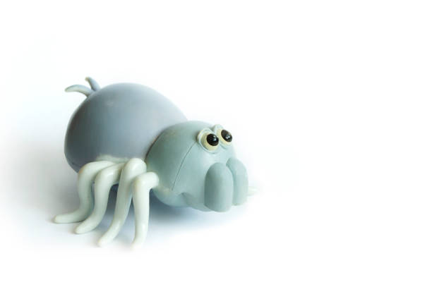 istock toy baby spider on a white background 1138153255