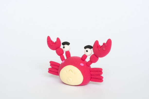 istock Colorful plasticine clay crab 1138158585
