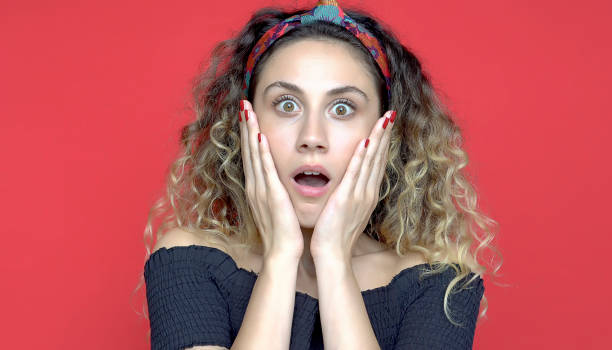 istock Astonished young female. Surprise emotion 1138160053
