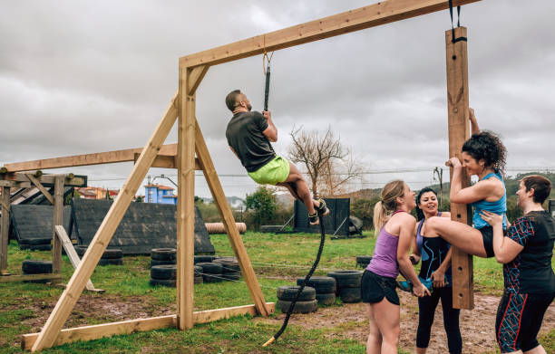 Obstacle Course Rope Line 3,600+ Rope Obstacle Course Stock Photos, Pictures & Royalty-Free ...