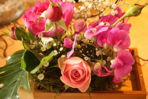 istock Ikebana Flower arrangement for table decorations 1138160869