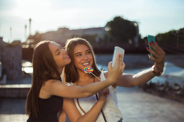 istock Best friends taking selfie together 1138161720