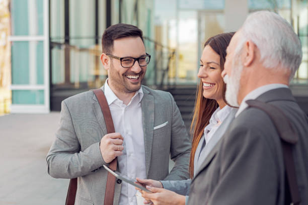 istock Business People in Front of Building 1138162809