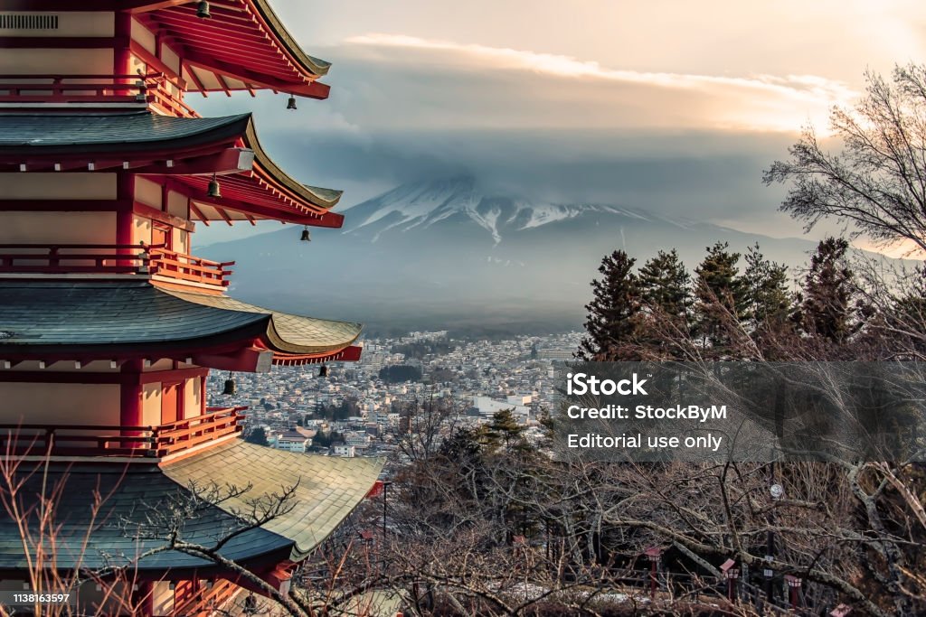 Phong Cảnh Nhật Bản Vào Ban Ngày Hình ảnh Sẵn có - Tải xuống Hình ảnh Ngay  bây giờ - Buổi sáng, Bầu trời, Châu Á - iStock