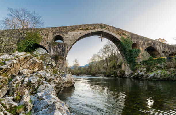 istock Romanesque bridge, Asturias 1138177420