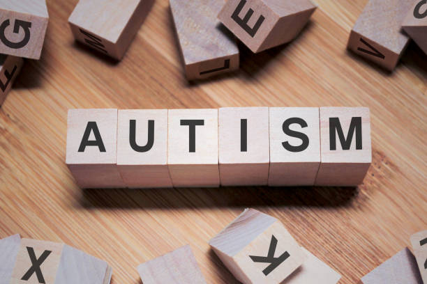 AUTISM Word In Wooden Cube