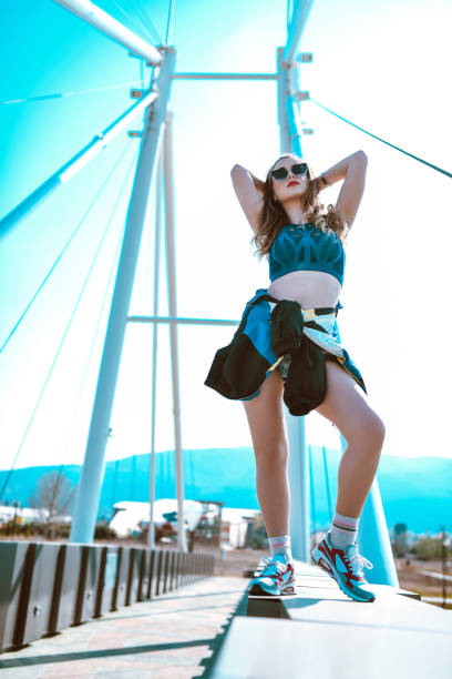 istock Sensual Female Stretching On Bridge 1138177866
