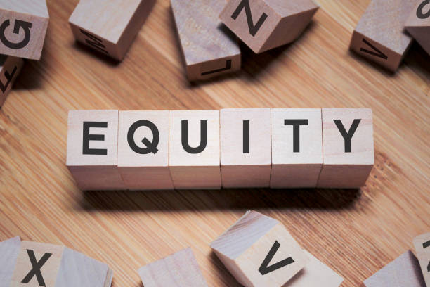 istock EQUITY Word In Wooden Cube 1138178158