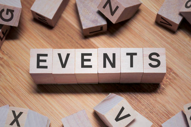 istock EVENTS Word In Wooden Cube 1138179447