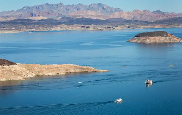 View from above Lake Mead