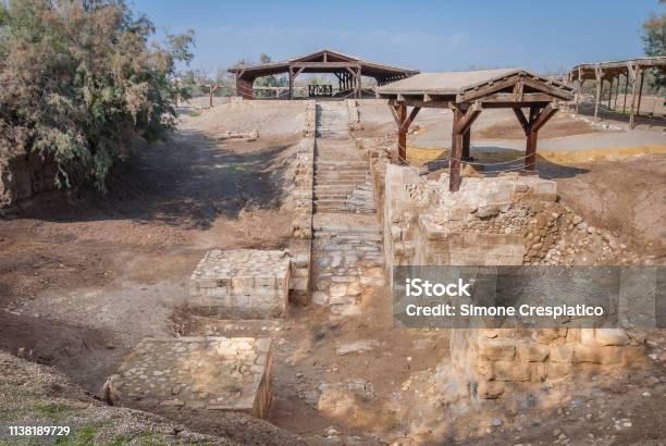 Bethany Beyond The Jordan Baptism Site Of Jesus And John The Jordan Middle East Stock Photo - Download Image Now