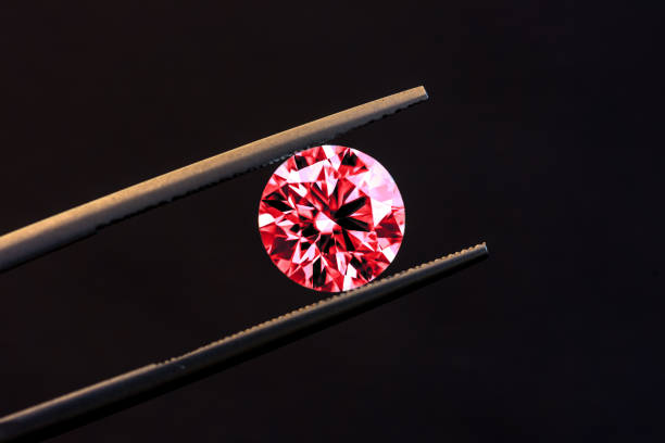 розовый алмаз - oval shape фотографии стоковые фото и изобра�жения