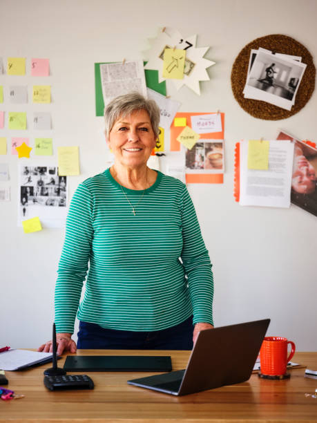 istock Freelance Senior Woman Working at Home 1138201982