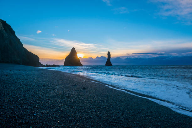 istock Iceland Black Beach Natural scenery 1138204046
