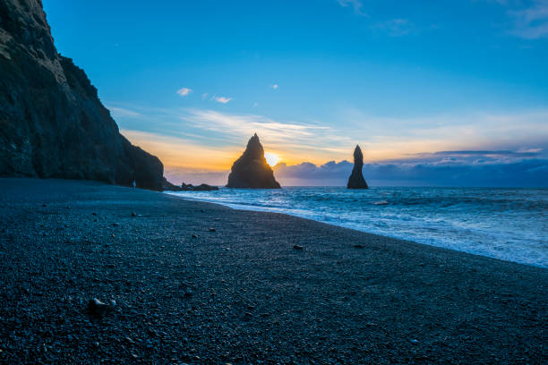 istock Iceland Black Beach Natural scenery 1138204052
