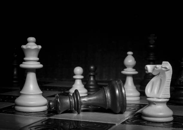 istock Chess photographed on a chessboard 1138206509