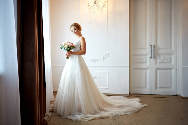 istock Portrait of the beautiful bride 1138208864