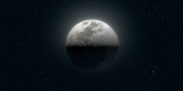 Photo of Glowing Moon in Night Sky