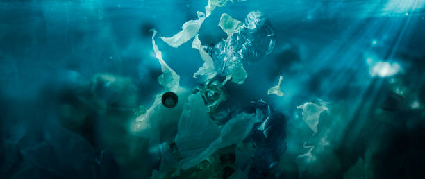istock Toxic plastic waste floating underwater in the ocean 1138212327