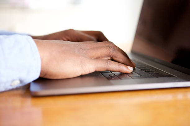 istock male hands on keyboard of laptop 1138213235