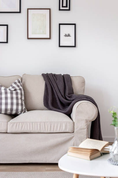 istock Scandinavian living room with couch 1138215838