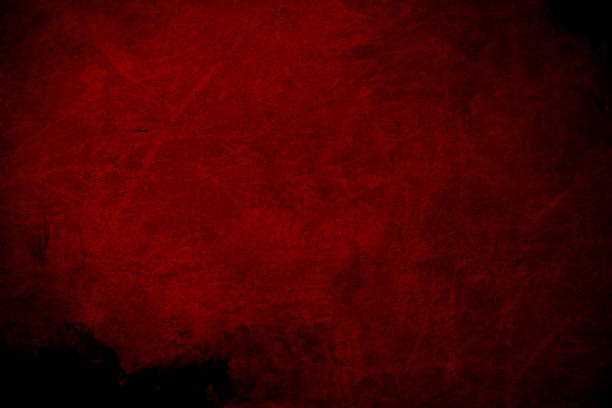 istock Old red scratched wall, grungy background or texture 1138216225