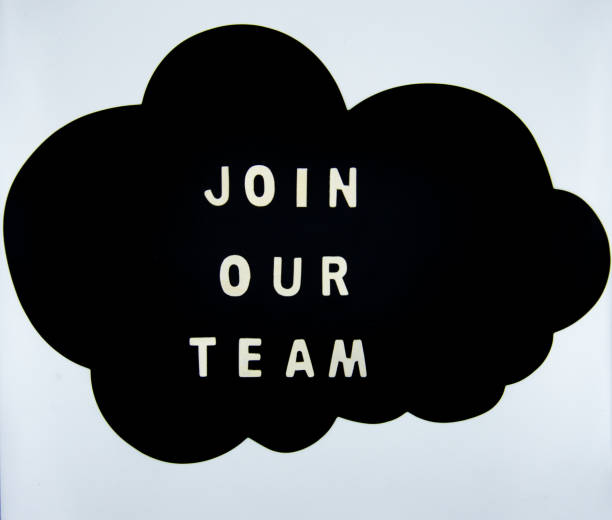 istock Join our team concept in a cloud on white background 1138216482